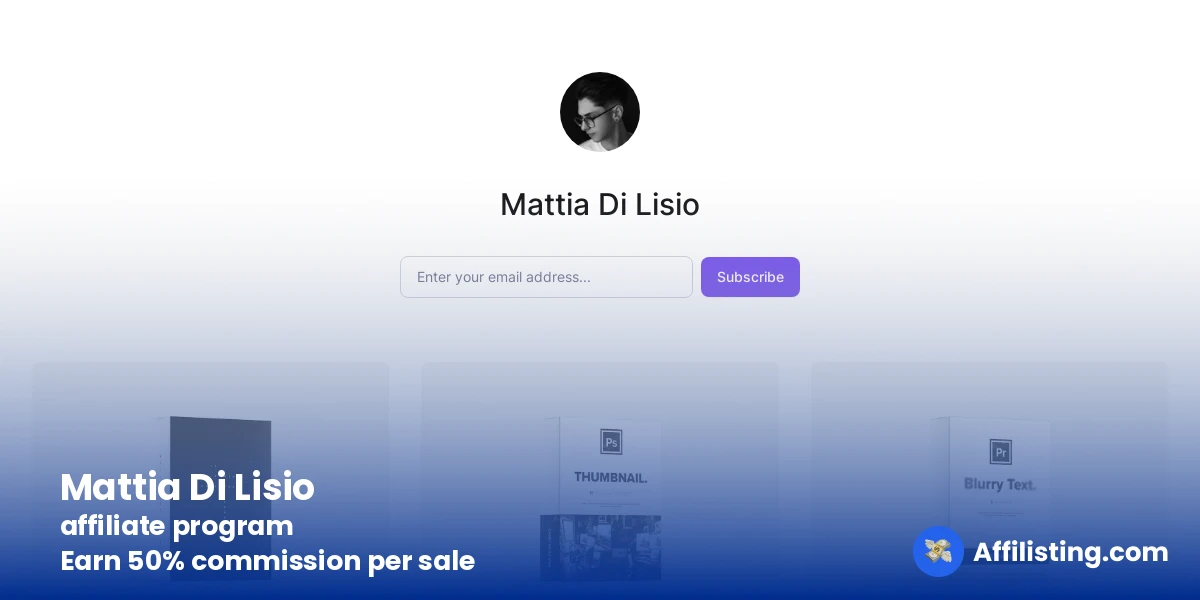 Mattia Di Lisio affiliate program