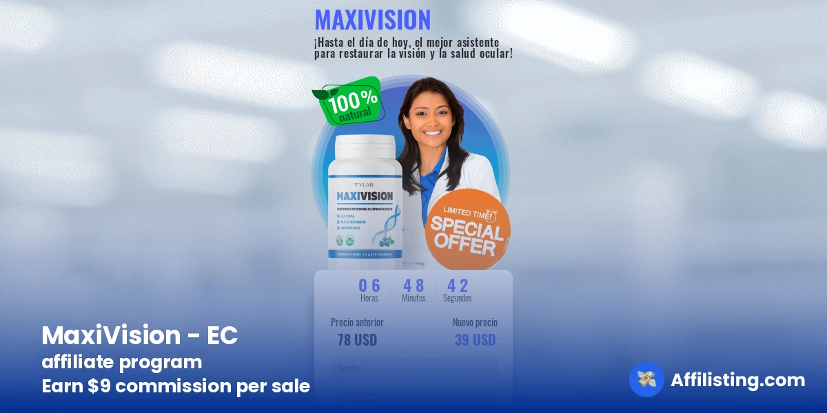 MaxiVision - EC affiliate program