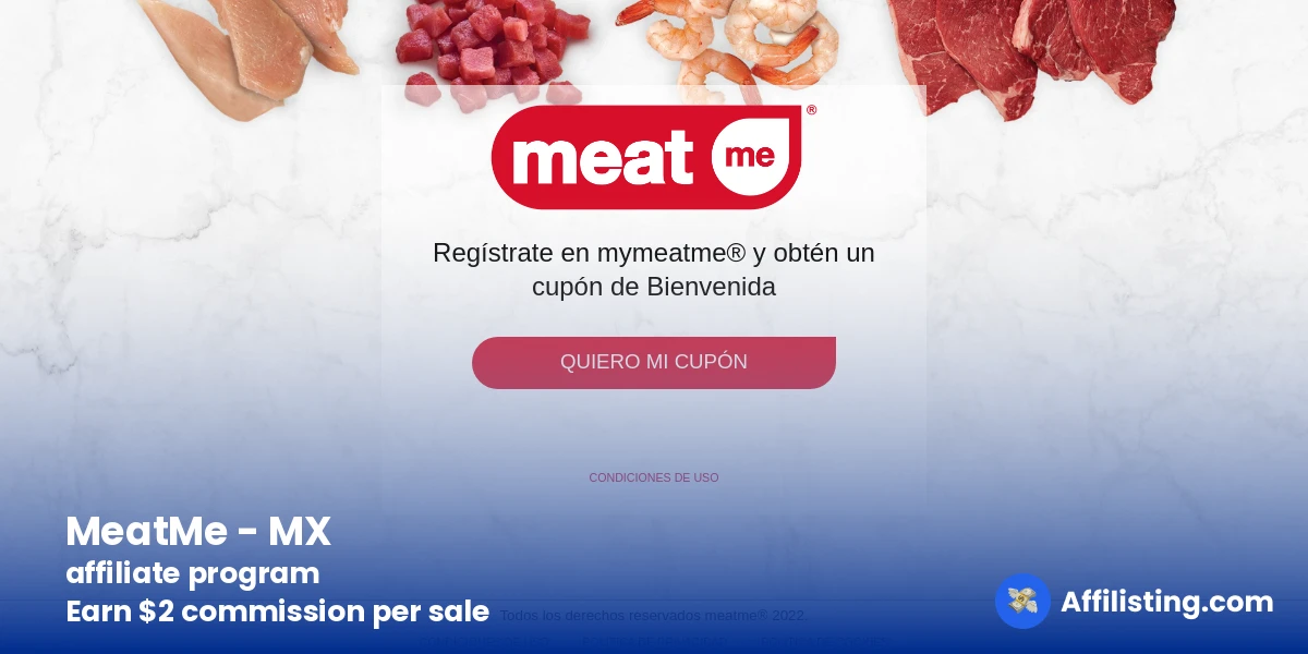MeatMe - MX affiliate program