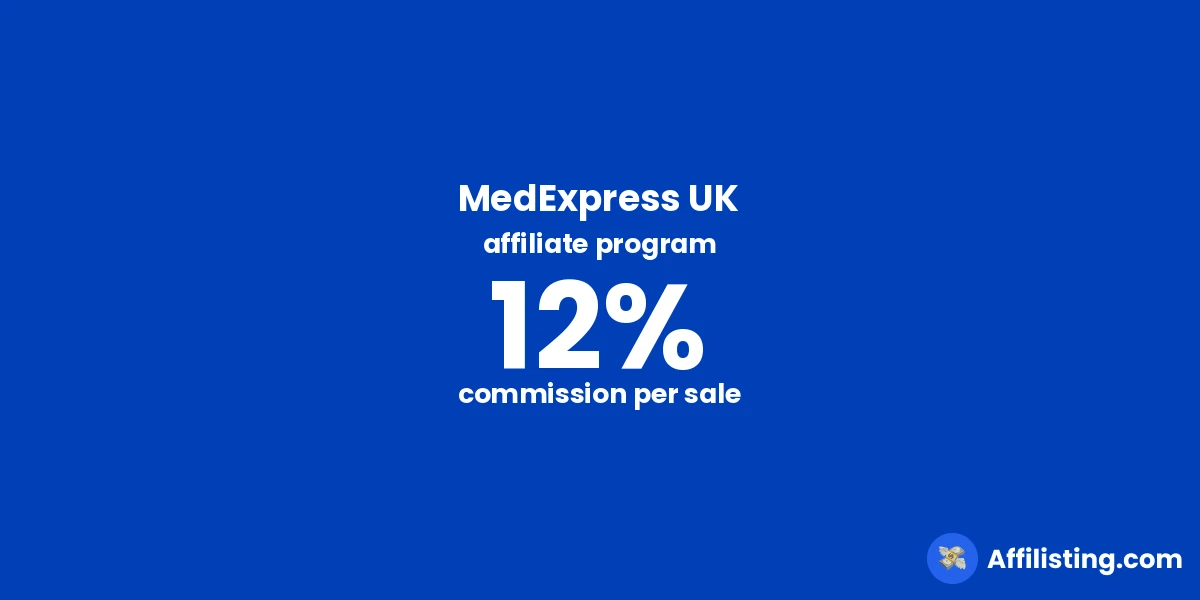 MedExpress UK affiliate program