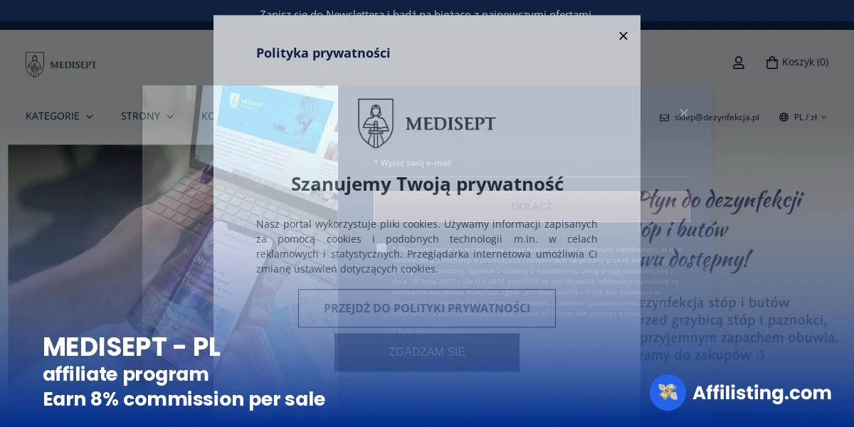 MEDISEPT - PL affiliate program