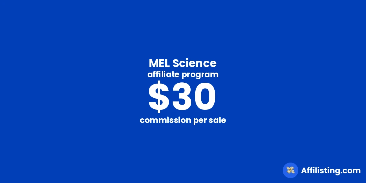 MEL Science affiliate program