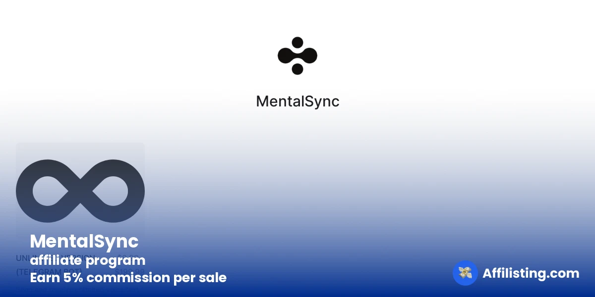 MentalSync affiliate program