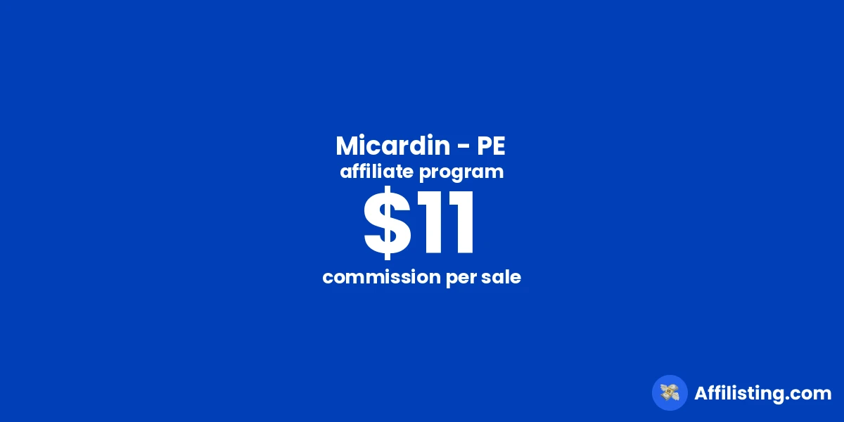 Micardin - PE affiliate program