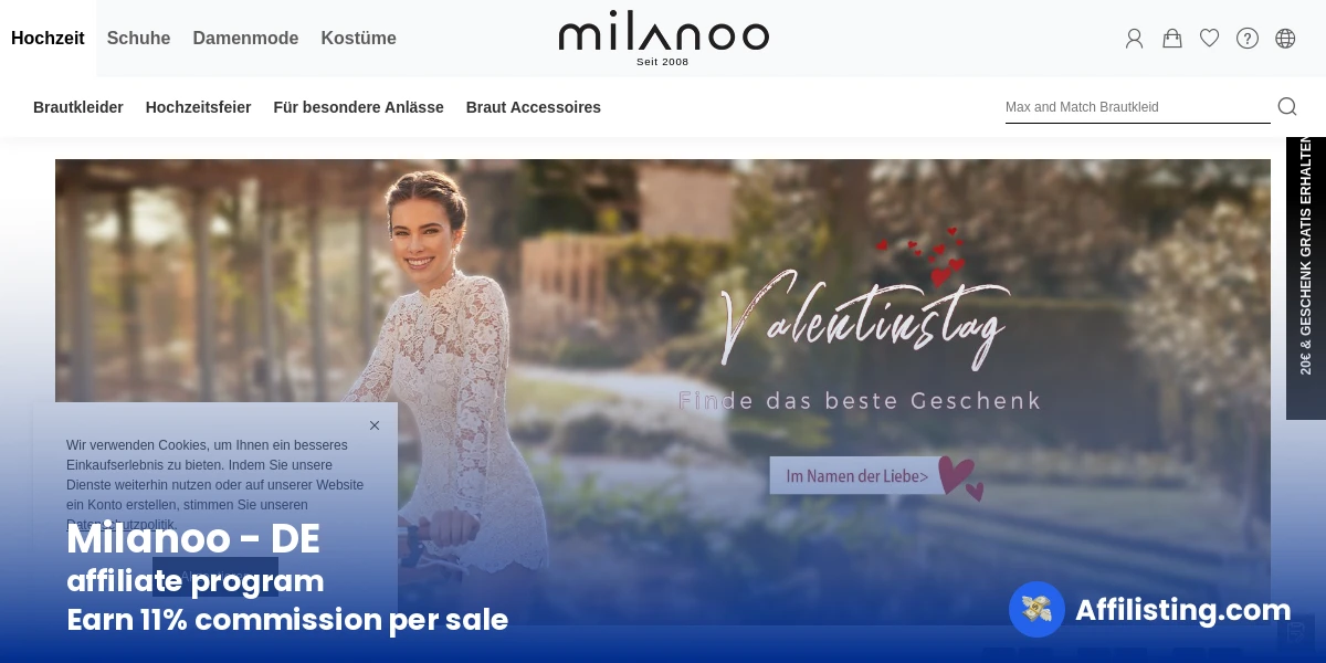 Milanoo - DE affiliate program