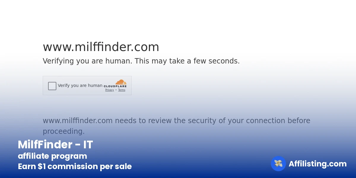 MilfFinder - IT  affiliate program