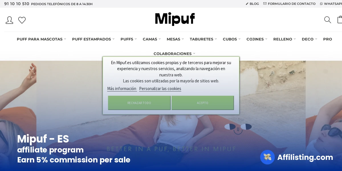 Mipuf - ES affiliate program