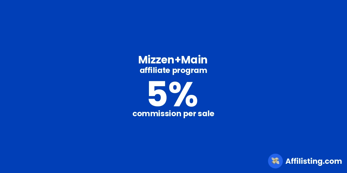 Mizzen+Main affiliate program