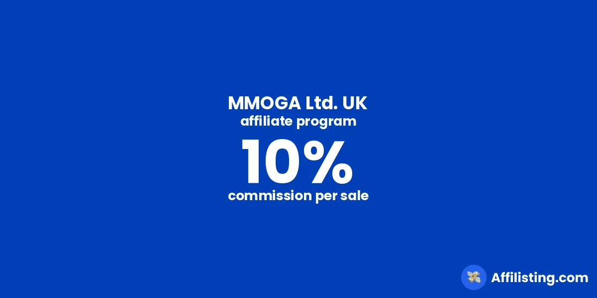 MMOGA Ltd. UK affiliate program