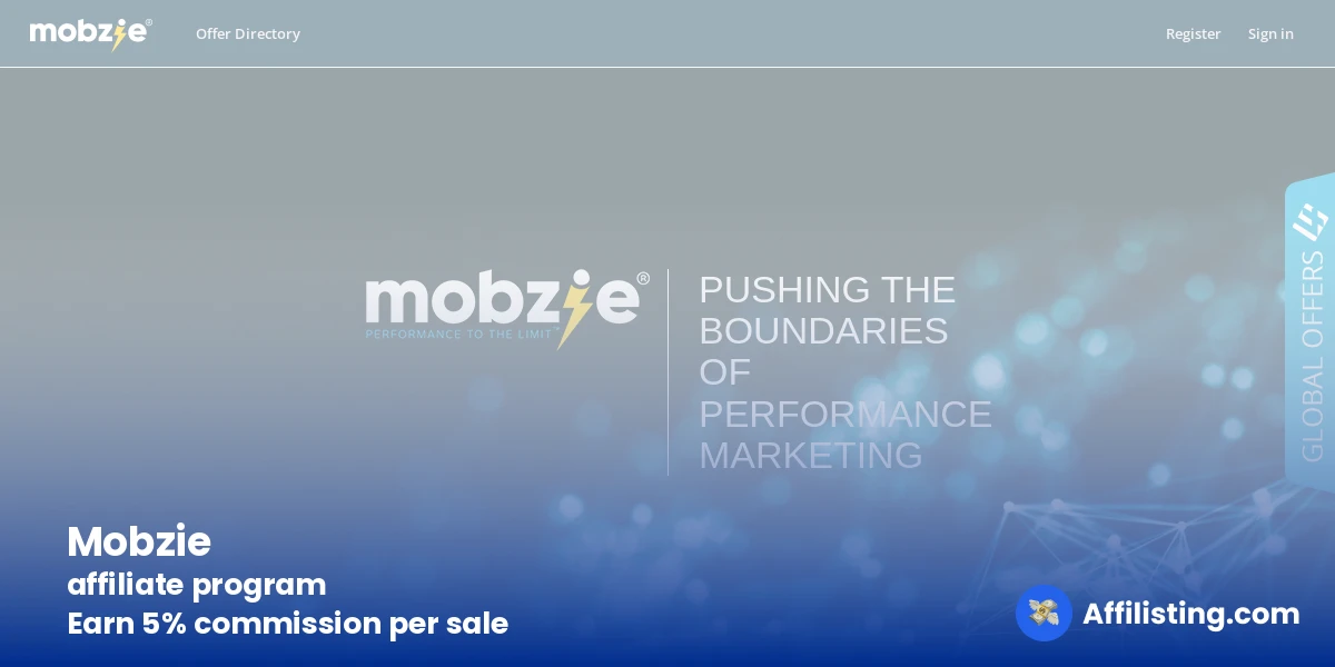 Mobzie affiliate program