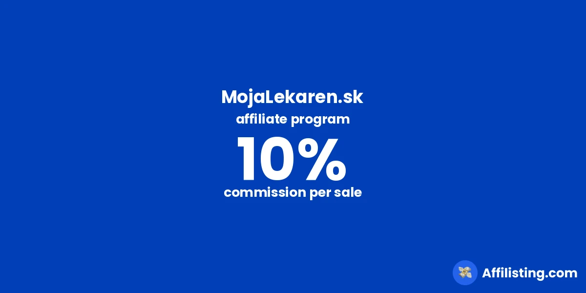MojaLekaren.sk affiliate program