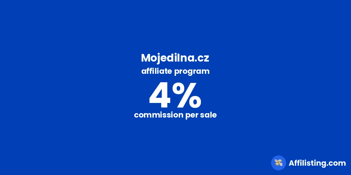 Mojedilna.cz affiliate program