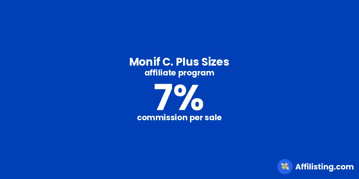 Monif C. Plus Sizes affiliate program