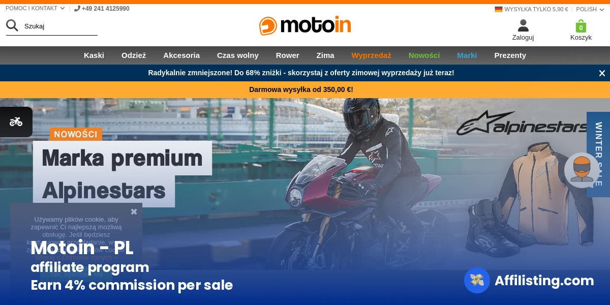 Motoin - PL affiliate program