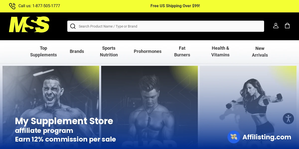 My Supplement Store affiliate program