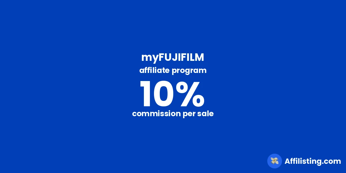 myFUJIFILM affiliate program