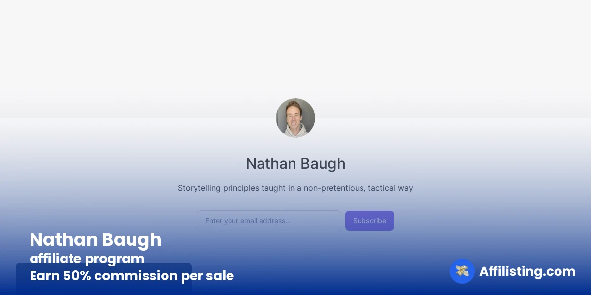 Nathan Baugh affiliate program