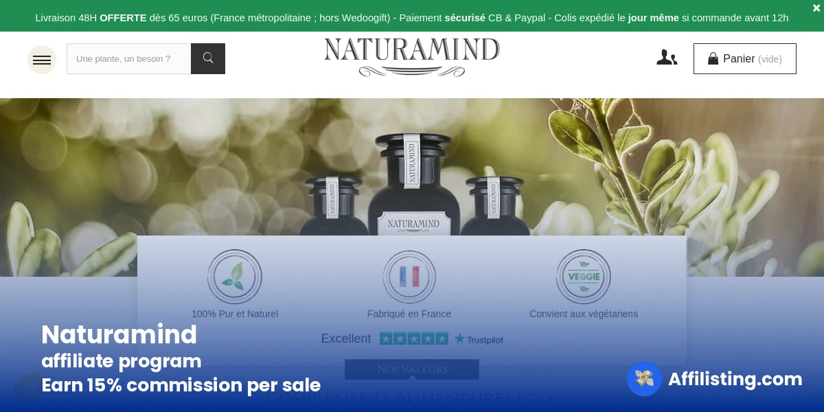 Naturamind affiliate program
