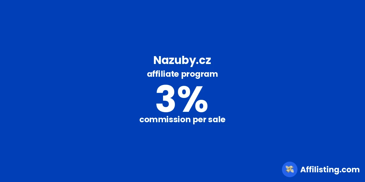Nazuby.cz affiliate program