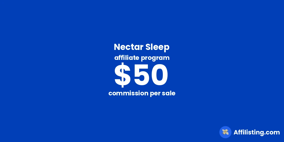 Nectar Sleep affiliate program