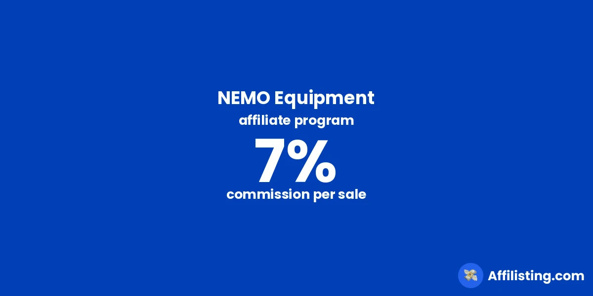 NEMO Equipment affiliate program