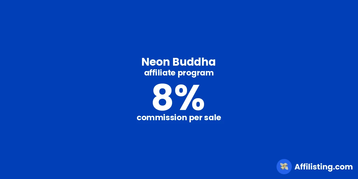 Neon Buddha affiliate program