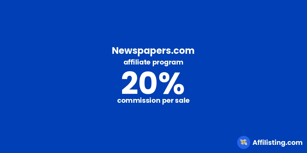 Newspapers.com affiliate program
