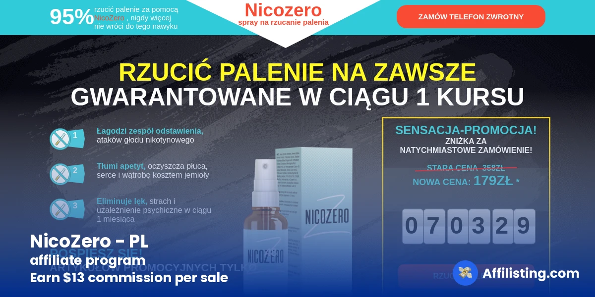 NicoZero - PL  affiliate program