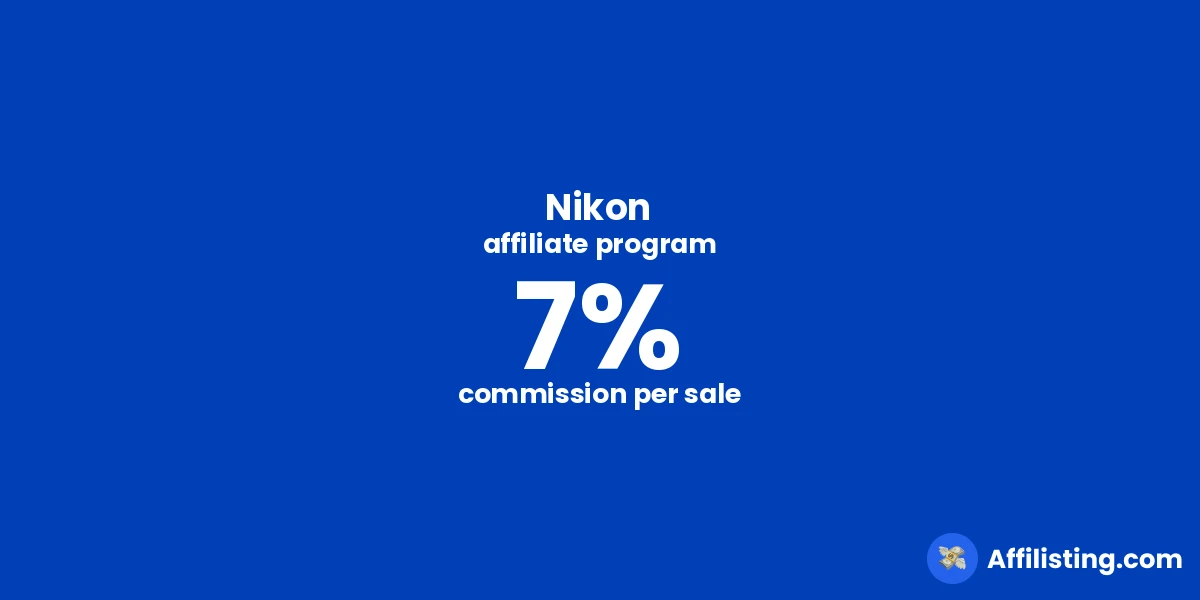 Nikon affiliate program