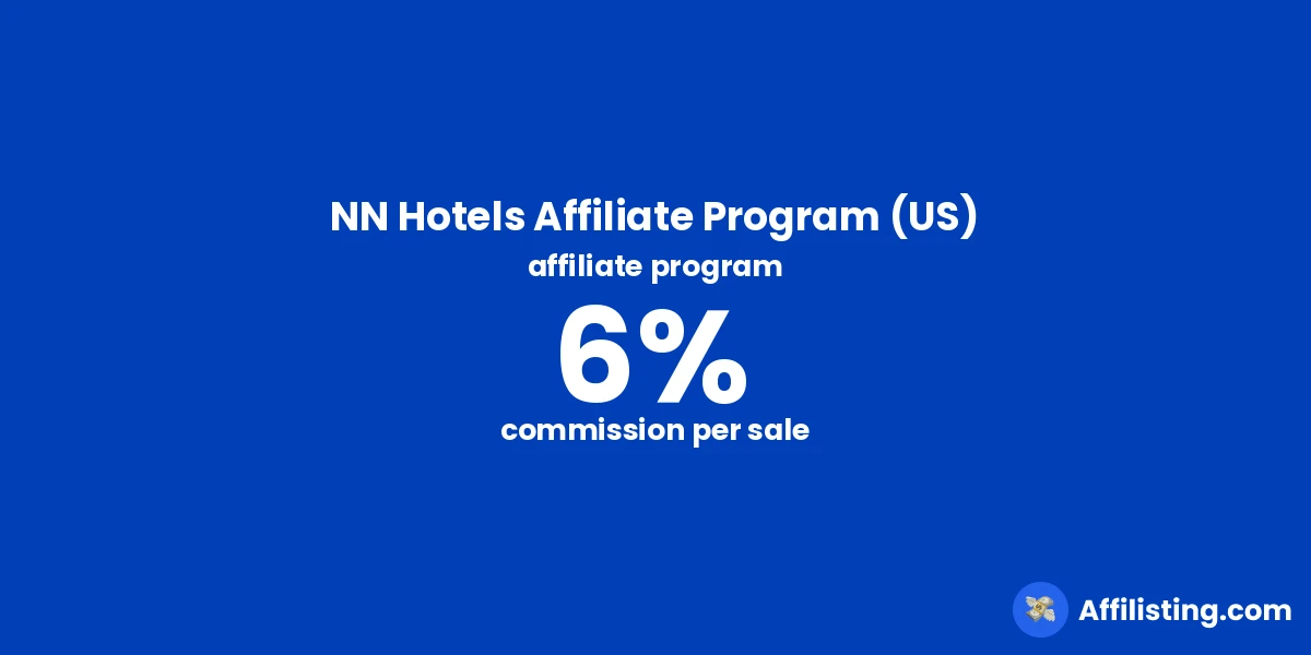 NN Hotels Affiliate Program (US) affiliate program