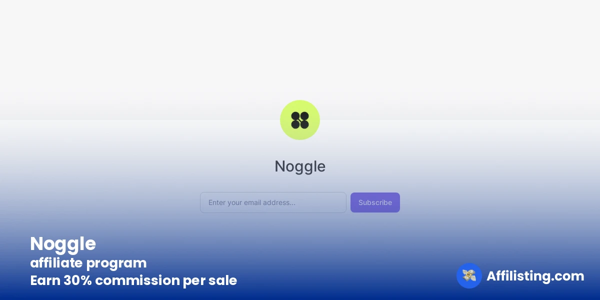 Noggle affiliate program