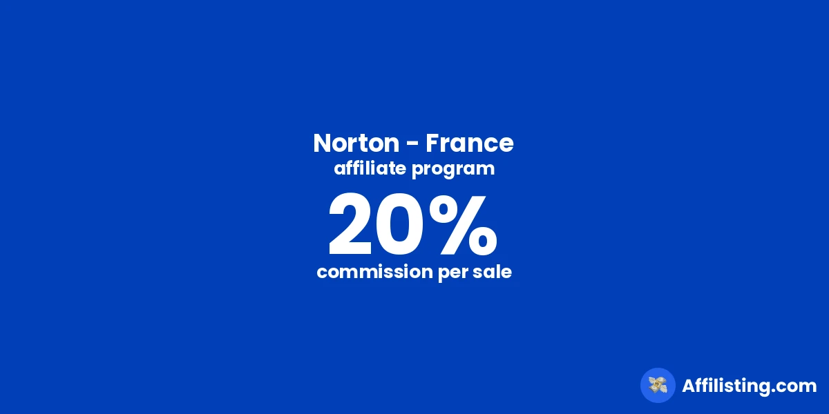 Norton - France affiliate program