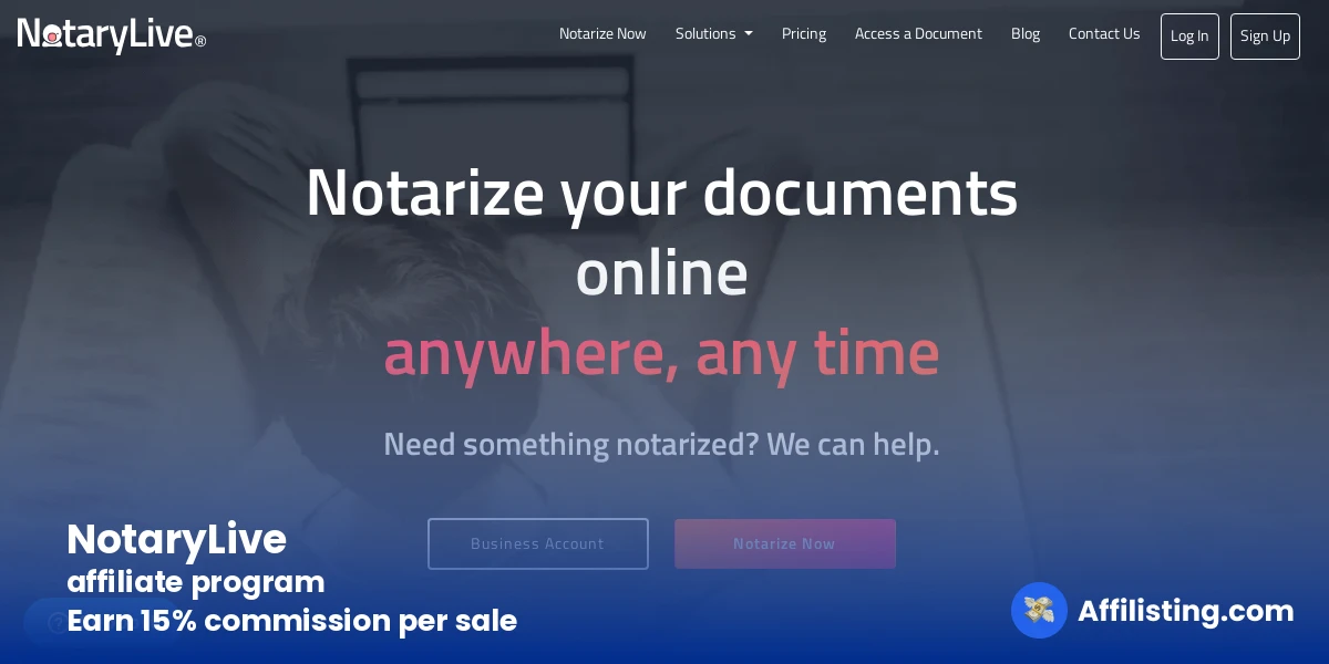 NotaryLive affiliate program