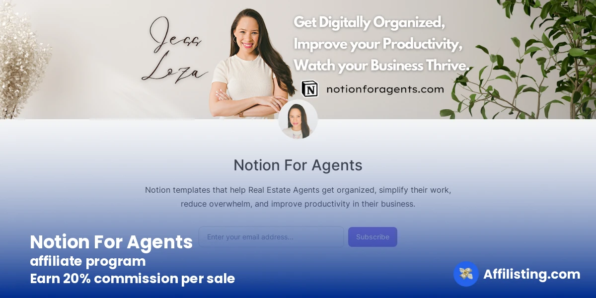 Notion For Agents affiliate program