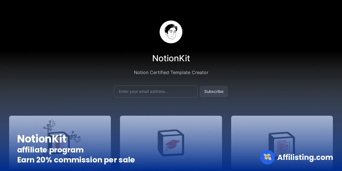 NotionKit affiliate program