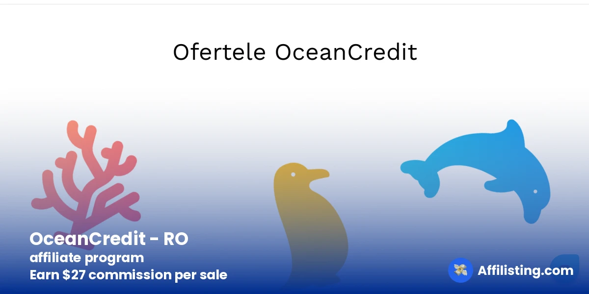 OceanCredit - RO affiliate program