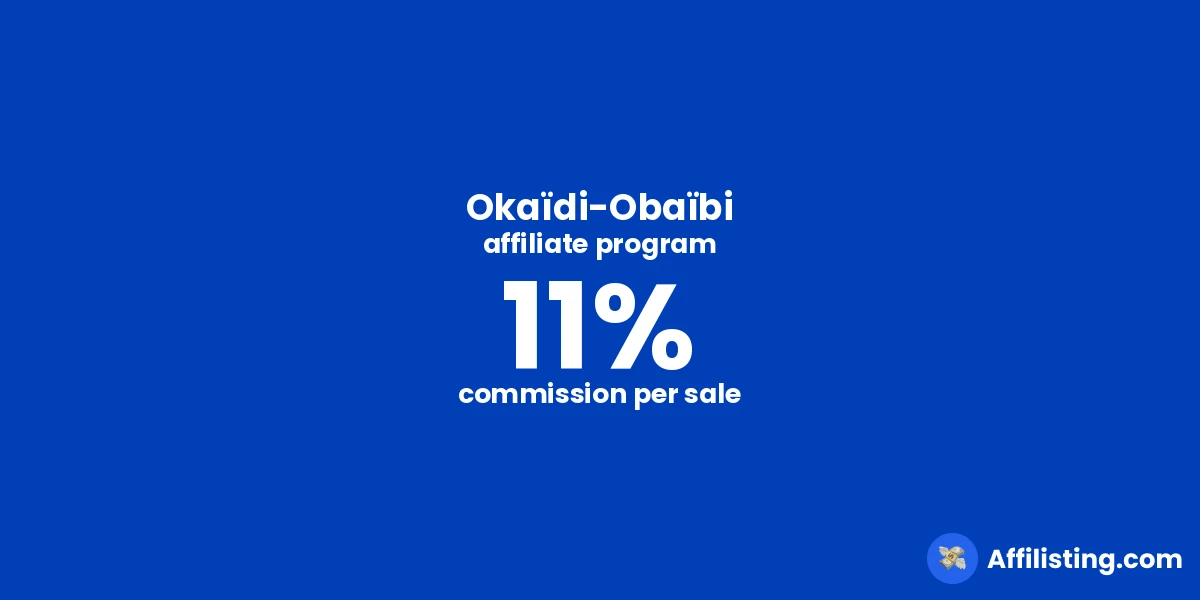 Okaïdi-Obaïbi affiliate program