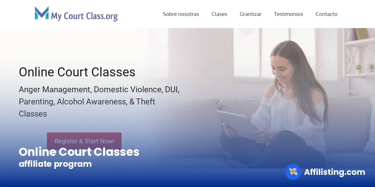 Online Court Classes affiliate program