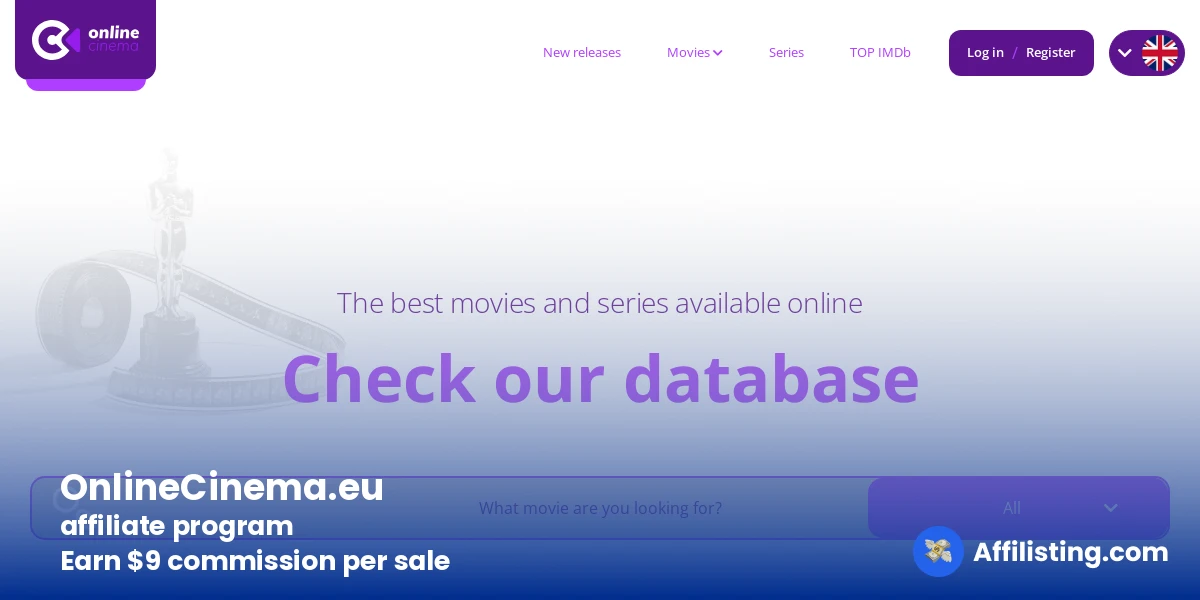 OnlineCinema.eu affiliate program