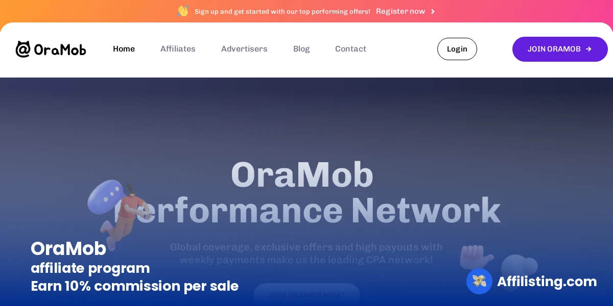 OraMob affiliate program