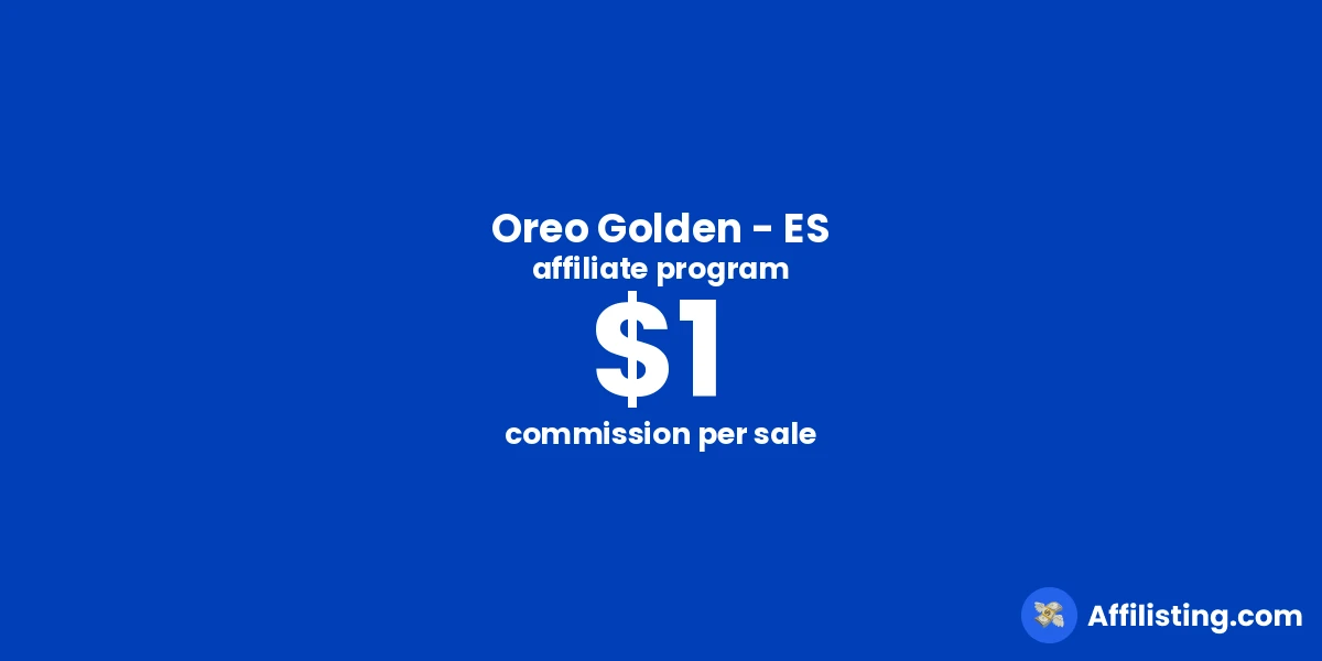Oreo Golden - ES affiliate program