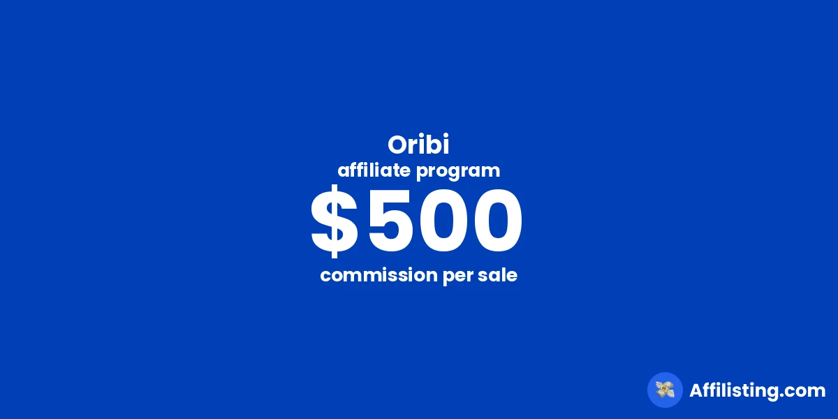 Oribi affiliate program