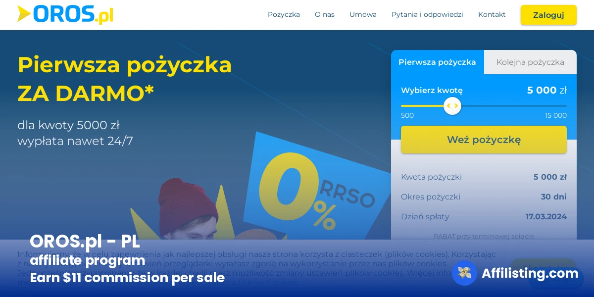 OROS.pl - PL affiliate program