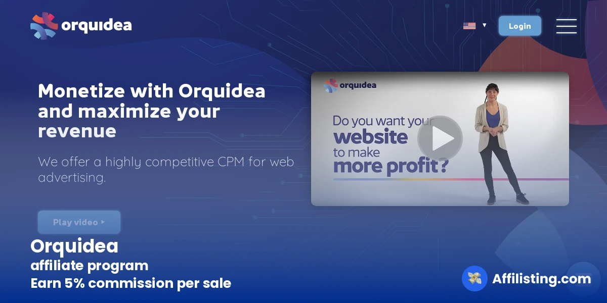 Orquidea affiliate program
