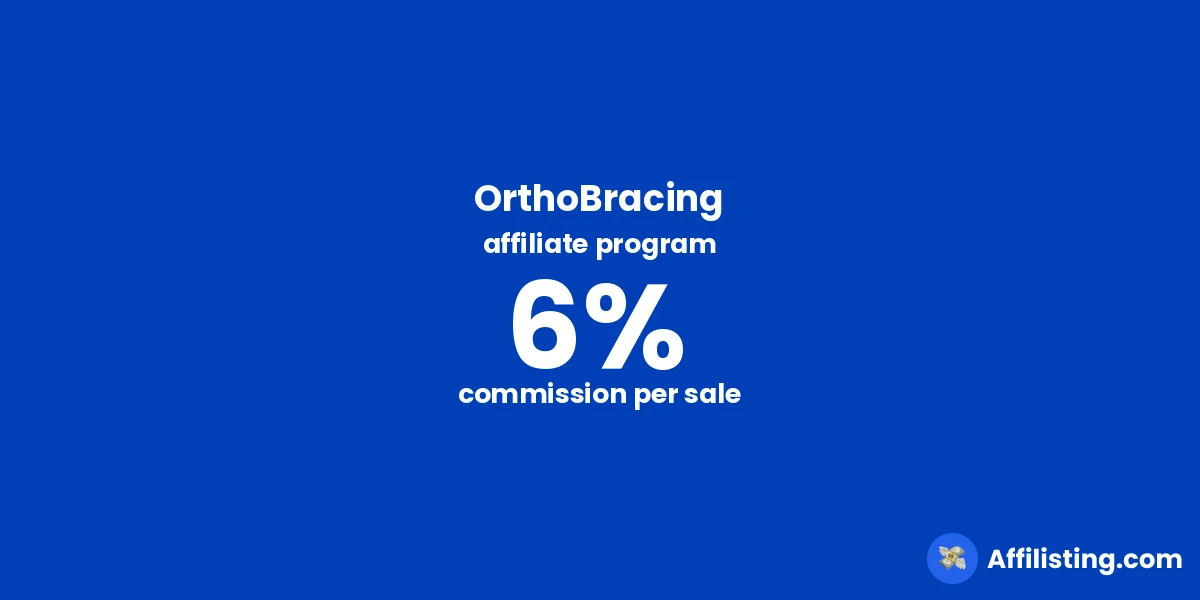 OrthoBracing affiliate program