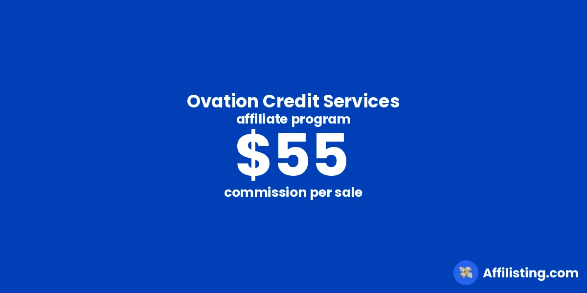 Ovation Credit Services affiliate program