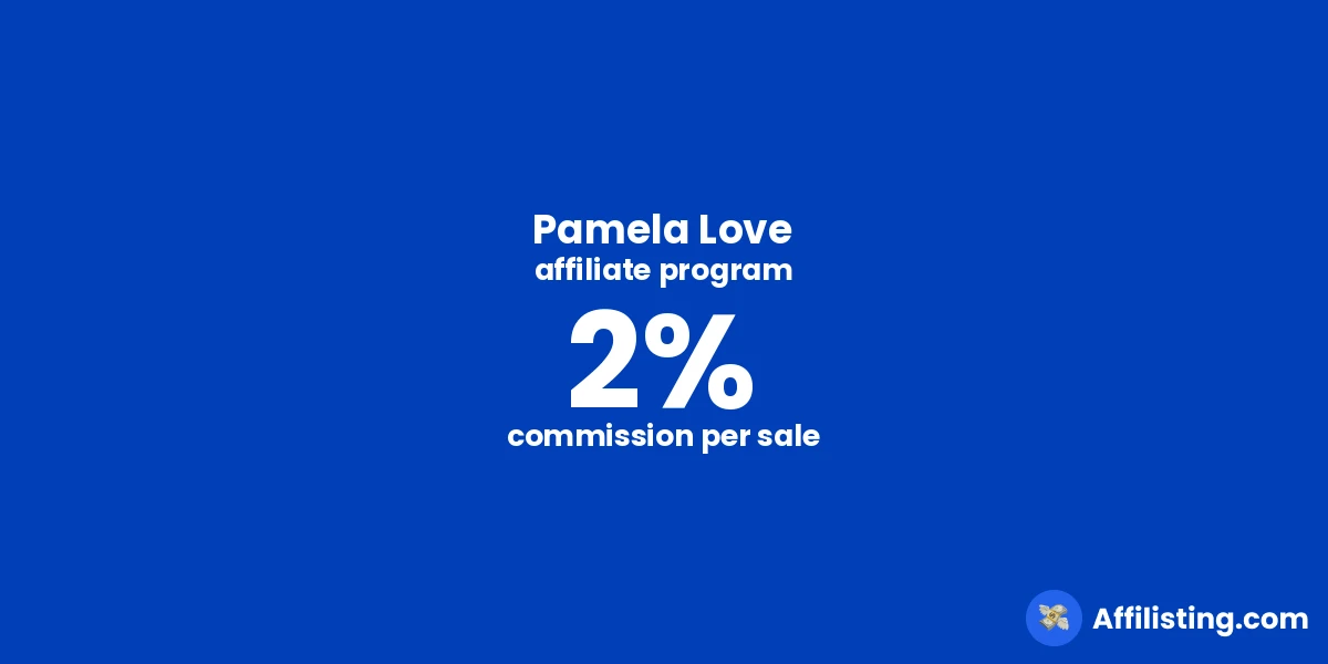 Pamela Love affiliate program