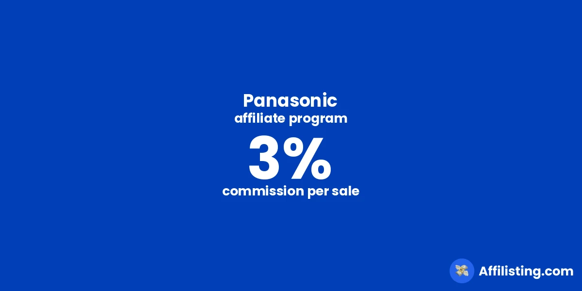 Panasonic affiliate program