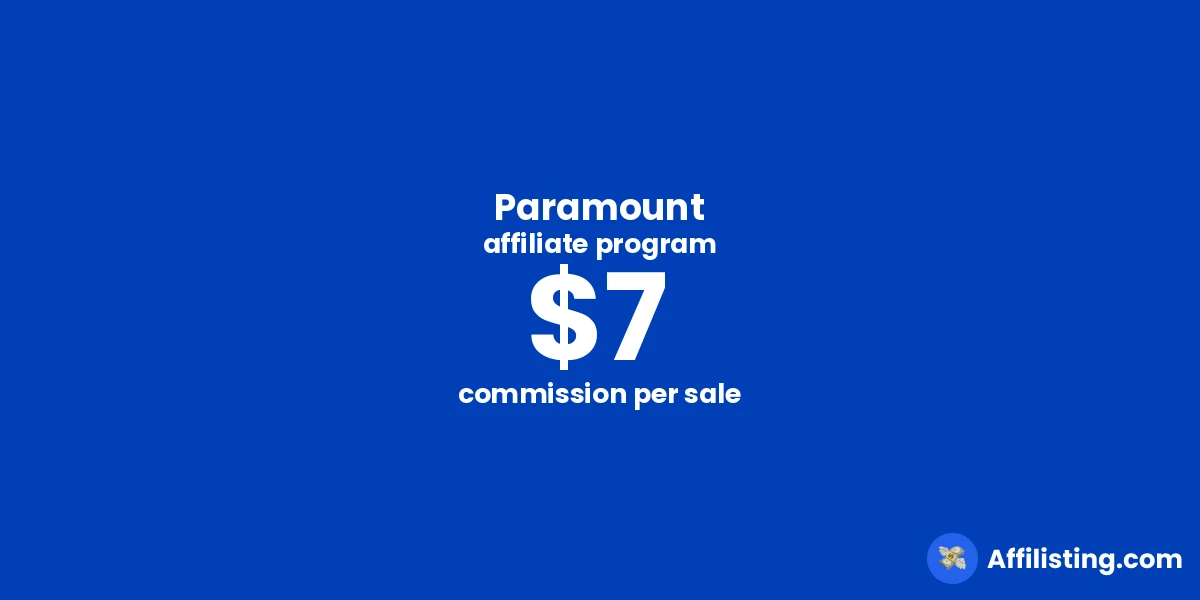 Paramount affiliate program