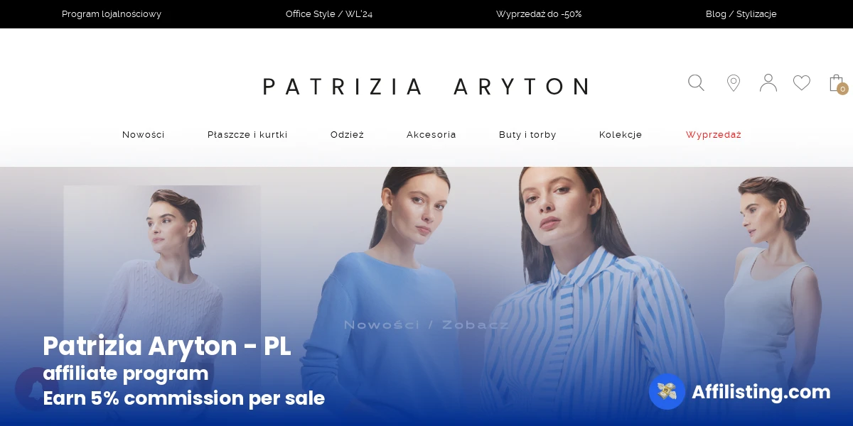 Patrizia Aryton - PL affiliate program